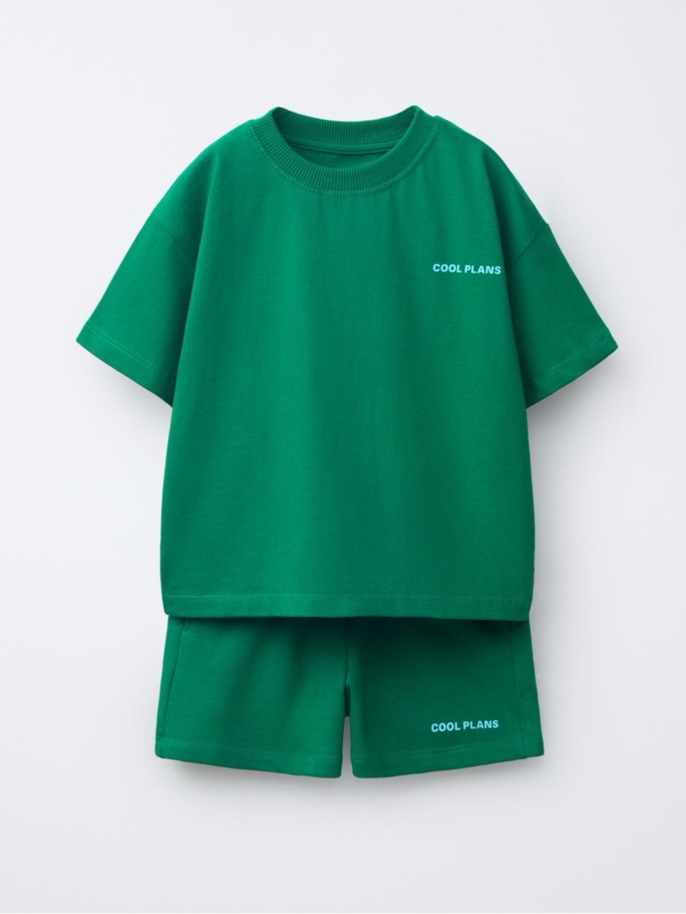 ZARA JOGGING SET WITH T-SHIRT AND BERMUDA SHORTS